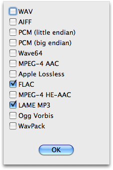 xld mp3 v0 settings