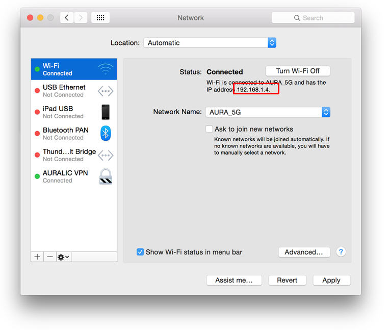 access shared folder vpn mac