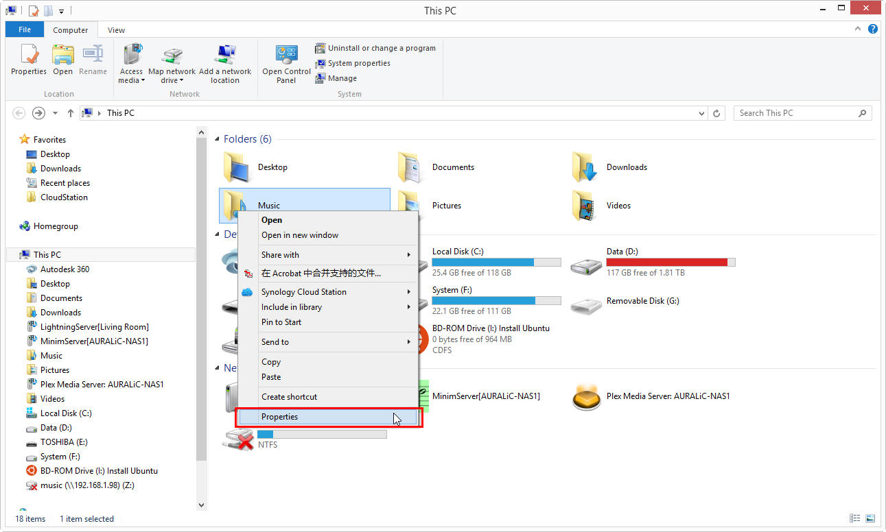 create a shared network folder windows 10